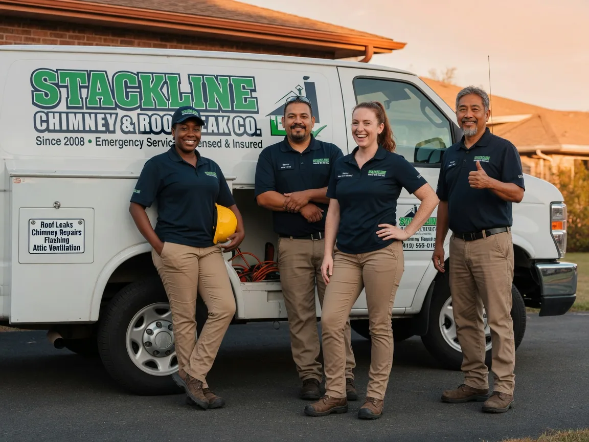 Chimney flashing repair company in Tom Bean, TX